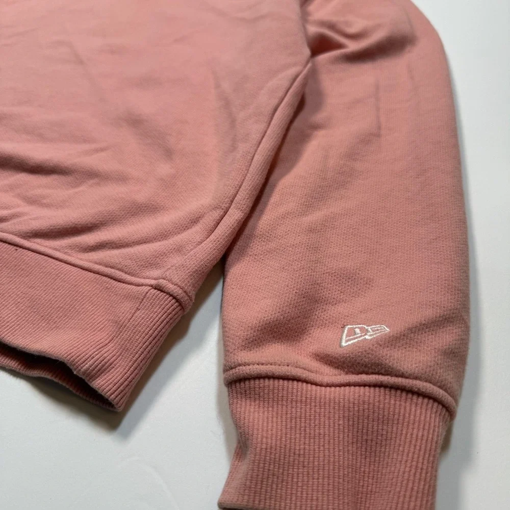 Rare New York Yankees Sweatshirt Womens XS Pink New Era Crewneck Pullover‎